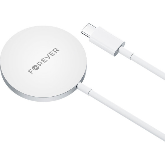 Forever MAWC-100 magnetic wireless charger 15W gray