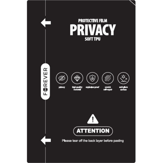 Forever set film anticrash privacy for cutting machine 20pcs
