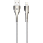 Forever Sleek cable USB - Lightning 1,0 m 2.4A white