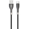 Forever Sleek cable USB - USB-C 1,0 m 3A black