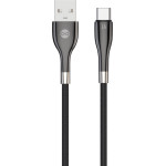 Forever Sleek cable USB - USB-C 1,0 m 3A black
