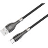 Forever Sleek cable USB - USB-C 1,0 m 3A black