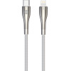 Forever Sleek cable USB-C - Lightning 1,0 m 27W white