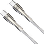 Forever Sleek cable USB-C - USB-C 1,0 m 100W white