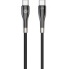 Forever Sleek cable USB-C - USB-C 1,0 m 60W black