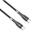 Forever Sleek cable USB-C - USB-C 1,0 m 60W black