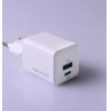 Forever TC-08-30AC GaN PD QC charger 1x USB-C 1x USB 30W white