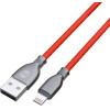 Forever Tornado cable USB - Lightning 1,0 m 3A red