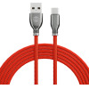 Forever Tornado cable USB - USB-C 1,0 m 3A red
