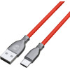 Forever Tornado cable USB - USB-C 1,0 m 3A red