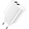 Forever wall charger 2xUSB 2,4A LS-03 white