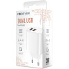 Forever wall charger 2xUSB 2,4A LS-03 white