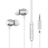 Forever wired earphones EP-01 jack 3,5mm white