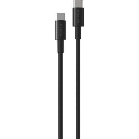 Devia cable Smart EC317 PD USB-C - USB-C 1,5 m 100W 5A black