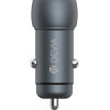 Devia car charger Extreme PD QC 3.0 30W + 18W 1x USB 1x USB-C deep gray