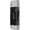 Devia card reader 2in1 EL240 USB/USB-C 3.0 black