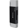 Devia card reader 2in1 EL240 USB/USB-C 3.0 black