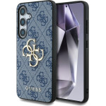 Guess HC 4G PU Big Logo case for Samsung Galaxy S25 blue
