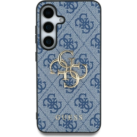 Guess HC 4G PU Big Logo case for Samsung Galaxy S25 Ultra blue