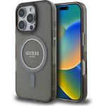 Guess HC MagSafe IML Glitter Circle case for iPhone 16 Pro Max 6,9'' black