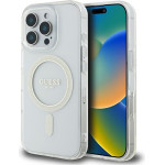 Guess HC MagSafe IML Glitter Circle case for iPhone 16 Pro Max 6,9'' transparent