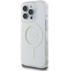 Guess HC MagSafe IML Glitter Circle case for iPhone 16 Pro Max 6,9'' transparent