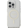 Guess HC MagSafe IML Glitter Circle case for iPhone 16 Pro Max 6,9'' transparent
