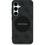 Guess HC MagSafe PU 4G Circle Classic Logo case for Samsung Galaxy S25 Ultra black