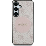 Guess HC MagSafe PU 4G Circle Classic Logo case for Samsung Galaxy S25 Ultra pink