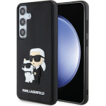 Karl Lagerfeld case for Samsung Galaxy S24 Plus KLHCS24M3DRKCNK black HC 3D RUBBER KC NFT