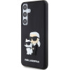 Karl Lagerfeld case for Samsung Galaxy S24 Plus KLHCS24M3DRKCNK black HC 3D RUBBER KC NFT