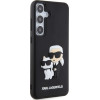 Karl Lagerfeld case for Samsung Galaxy S24 Plus KLHCS24M3DRKCNK black HC 3D RUBBER KC NFT