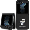 Karl Lagerfeld case for Samsung Galaxy Z Flip 5 KLHCZF5SAKCNPK KARL black HC SAFFIANO K&C PIN