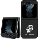 Karl Lagerfeld case for Samsung Galaxy Z Flip 5 KLHCZF5SAKCNPK KARL black HC SAFFIANO K&C PIN