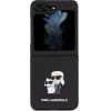 Karl Lagerfeld case for Samsung Galaxy Z Flip 5 KLHCZF5SAKCNPK KARL black HC SAFFIANO K&C PIN