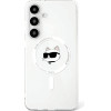 Karl Lagerfeld HC Magnetic IML Metal Choupette Head case for Samsung Galaxy S25 Plus white