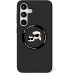 Karl Lagerfeld HC Magnetic Silicone case foruble Heads case for Samsung Galaxy S25 Plus black