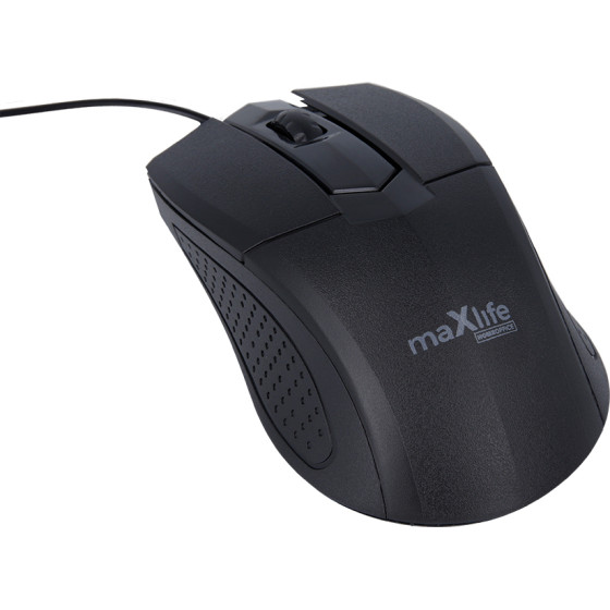 Maxlife Home Office MXHM-01 Optical Mouse 1000 Dpi 1,2 m black