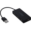 Maxlife Home Office Usb 2.0 Hub Usb - 4x Usb 0,15 m Black + Cable 1,5 m