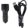 Maxlife MXCC-01 Car Charger 2x Usb 2.4A Black + USB-C cable