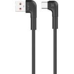 Maxlife MXUC-09 Angle Cable Usb - USB-C 2,0 m 3A black