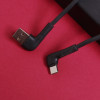 Maxlife MXUC-09 Angle Cable Usb - USB-C 2,0 m 3A black