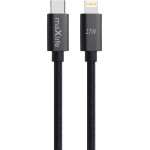 Maxlife MXUC-12 Cable USB-C - Lightning 2,0 m 27W black