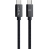 Maxlife MXUC-12 Cable USB-C - USB-C 1,0 m 60W black