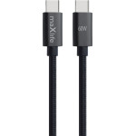 Maxlife MXUC-12 Cable USB-C - USB-C 1,0 m 60W black