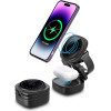 Maxlife MXWC-06 Magnetic Wireless Charger 15W Black 3in1