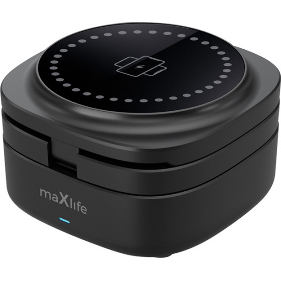 Maxlife MXWC-06 Magnetic Wireless Charger 15W Black 3in1