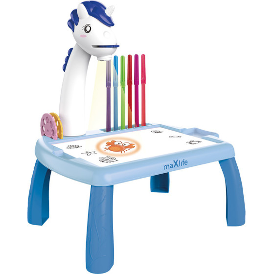 Maxlife Projector With Drawing Table MXDP-200 blue