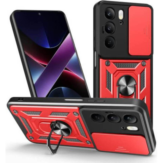 Bodycell Armor Slide Cover Case Realme C75/C75x 4G Red - (BA-00490)