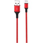 XO cable NB143 USB - Lightning 1,0 m 2,4A red